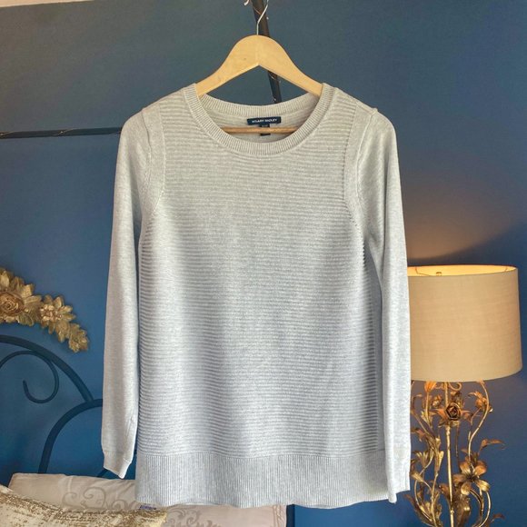 Light Grey Hilary Radley Ribbed Sweater - Picture 2 of 6